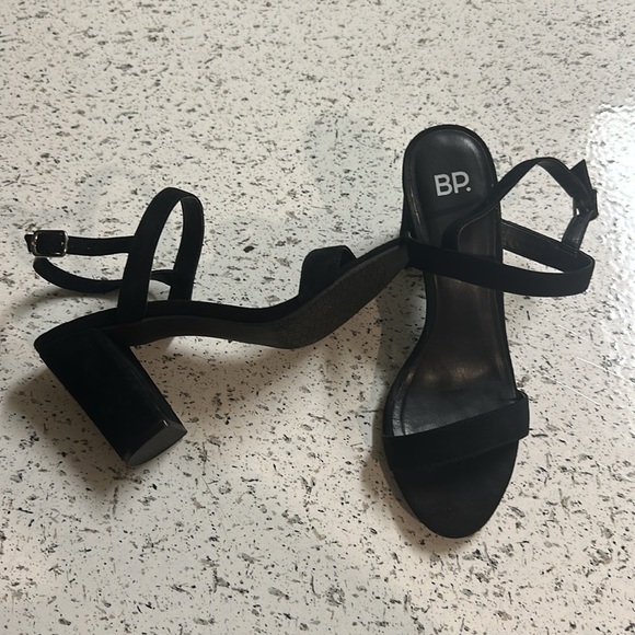 Black Slingback Sandal - Picture 2 of 4